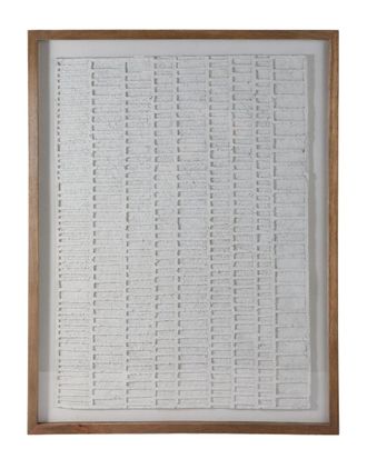 Sagebrook Home 37X48in Paper Mache Wall Art With Wood Frame
