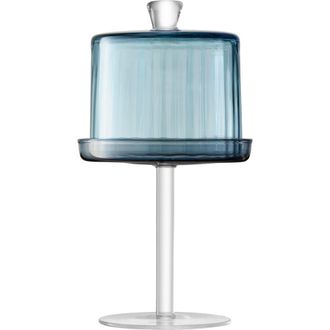 LSA Gems Cake Dome Stand in Blue at Nordstrom