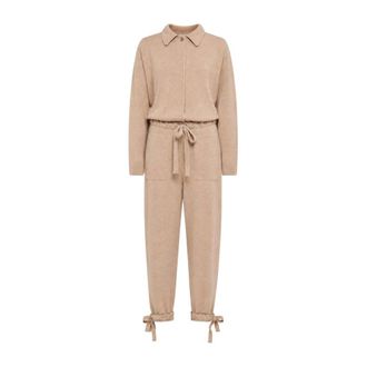 Laneus Mono de punto - Jumpsuits & Playsuits - Mujer - Beige - S