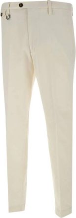 Paolo Pecora Uomo, Pantaloni, Bianco, XL, new