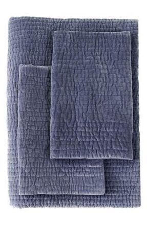 Melange Home Tamara Velour Quilt 3-Piece Set in Violet at Nordstrom Rack, Size Full/queen
