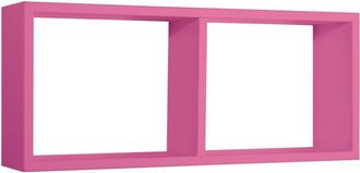 OEM Estante Rectangular De Pared 2 Compartimentos Mod. Morgana Fucsia
