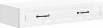 vidaXL Mesa Lateral Montada En La Pared Brillante 87,5 X 34,5 X 17 Cm Vidaxl