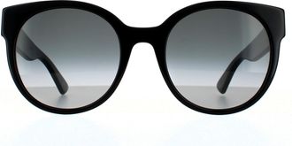 Gucci zonnebril GG0035SN 001 Zwart grijze gradi&euml;nt