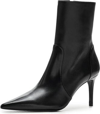 Stuart Weitzman Stuart Power Zip 75 Womens Boots Black : 8.5 M, Leather