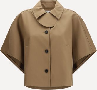 Max Mara Cotton Cape Female M-L
