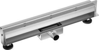 OEM Scarico Lineare A Parete W-drain Next 2in1 Da 70 Cm, Bifacciale, Cromato