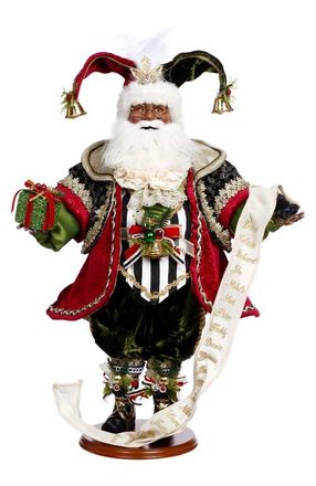 Mark Roberts African American Naughty or Nice Santa in Red at Nordstrom