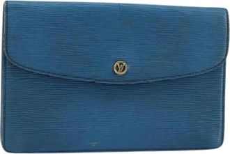 Louis Vuitton Pre-owned Clutches, female, Blue, Size: ONE SIZE Pre-owned Vintage Clutch