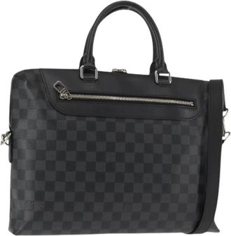 Louis Vuitton Pre-owned Handbags, female, Black, Size: ONE SIZE Pre-owned Canvas Handbag