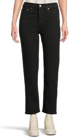 Levi's Wedgie Straight Womens Jeans Flash Black : 26 28, Cotton/Denim/Lycra