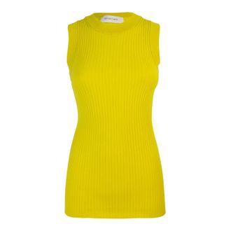 Sportmax Mujer, Camisetas, Amarillo, Talla: M