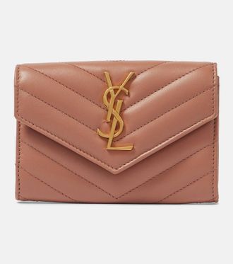 Saint Laurent Cassandre quilted leather wallet