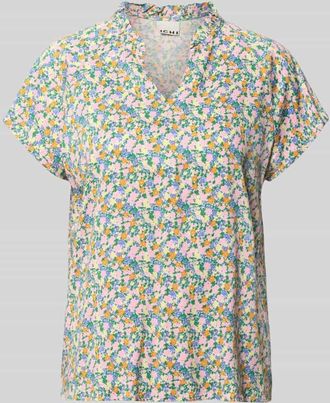 Ichi Relaxed Fit Bluse aus Viskose-Mix Modell Aya in Hellblau, Gr&ouml;&szlig;e 34