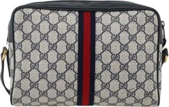 Gucci Pre-owned Shoulder Bag - unisex - Vintage Schoudertas - Beige - ONE Size - Leer - Vintage