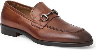 Bruno Magli Pasquale Bit Loafer in Cognac Calf at Nordstrom, Size 10.5