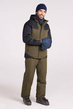 Mountain Warehouse Heren ski jas & broek (Donkere Khaki)