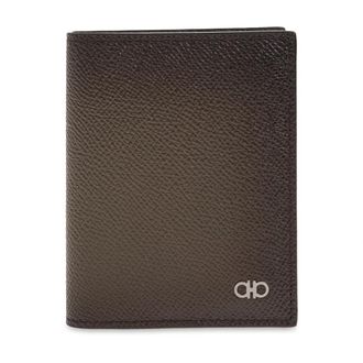 Ferragamo Wallets & Cardholders, male, Black, Size: ONE SIZE Micro Gancio Card Holder
