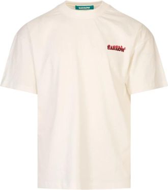 Barrow Barrow, Tops, Heren, Wit, XS, T-Shirts