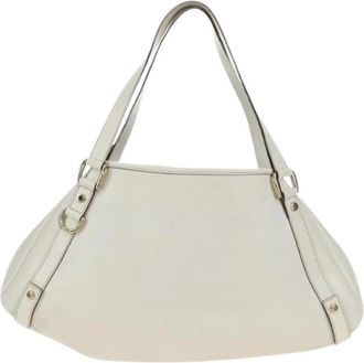 Gucci Pre-owned Vintage Schoudertas - Dames - Vintage Schoudertas - Wit - ONE Size - Vintage