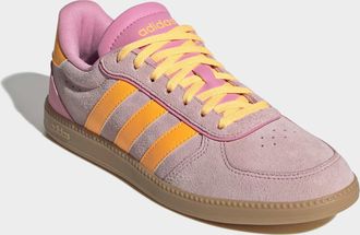 adidas Sneaker ADIDAS SPORTSWEAR BREAKNET SLEEK, Damen, Gr. 38,5, bliss pink, lucid tangerine, gum 3, Leder, Synthetik, Schuhe Sneaker