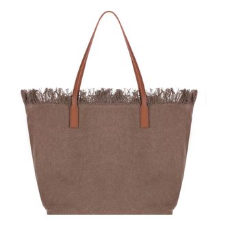 MC2 Saint Barth Tote Bags, female, Brown, Size: ONE SIZE City Bag