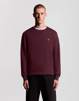 Lyle & Scott Lyle And Scott Mens Cotton Crew Neck Sweatshirt - Red - Size: 38