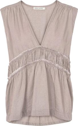 Rabens Saloner Mujer, Camisetas, Beige, Talla: XL