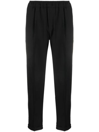 PMD Beauty tapered-leg elastic-waist trousers - Black