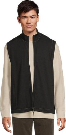 Johnston & Murphy Reversible Solid Vest Mens Clothing Charcoal/Brown : 3XL, Polyester/Cotton