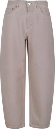 Closed Straight-Leg Denim Jeans - Dames - Loose Fit Jeans - Roze - W26 L32 - Denim - Jeans