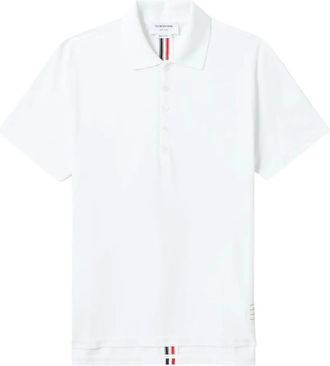Thom Browne Gestreept poloshirt - Wit