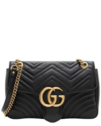 Gucci Matelass&eacute; Gg Marmont Large Flap Bag (Authentic Pre-Loved)