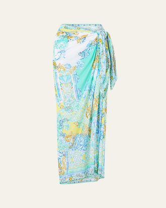 Camilla Dial Up The Tiles Multiwear Long Sarong Coverup