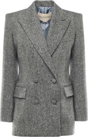Valentino Garavani Blazer - Dames - Blazers - Grijs - XS - Jassen