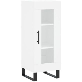 vidaXL Credenza Bianca 34,5x34x90 cm in Legno Multistrato - Vidaxl