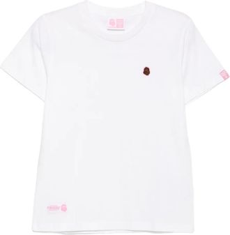 Fingercroxx T-shirt con logo - Bianco