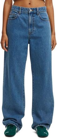 Cotton On Womens 91 Straight Jean in Celeste Blue at Nordstrom, Size 20
