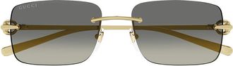 Gucci Sunglasses Gg1703 S 005 Gold/Grey Unisex