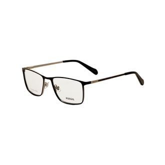 Fossil Mens Matte Black 53mm Opticals