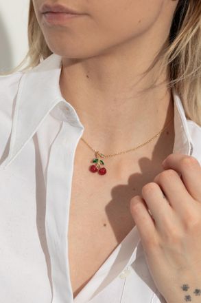 Coach Pendant Necklace, Womens, Gold