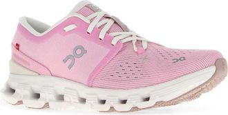 On Running Womens Pink Fabric Cloud X 4 Sneakers Petalsand
