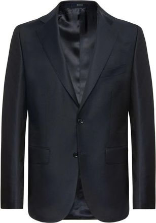 Boggi Milano Heren, Pakken, Blauw, Maat: XS Wol