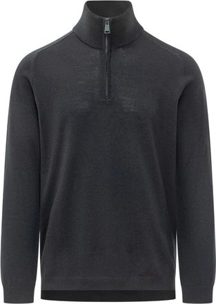 Premiata Maglia Wool - Heren - Coltruien - Blauw - M - Wol - Truien & Vesten