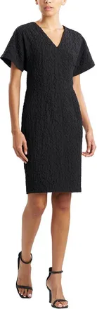 Natori Crinkle Dolman Sleeve Dress