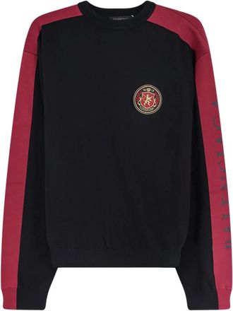 Balenciaga Katoenen Trui Met Logo Op De Voorkant - Heren - Sweatshirts - Zwart - S - Katoen - Hoodies & sweatvesten