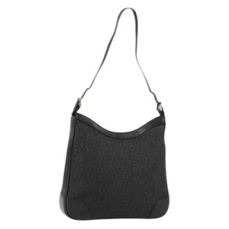 Celine Pre-owned Shoulder Bags, female, Black, Size: ONE SIZE Pre-owned Vintage Canvas Shoulder Bag