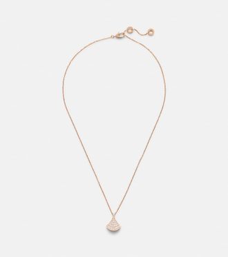 Bulgari Divas Dream 18kt rose gold necklace with diamonds