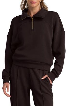Rhone DreamGlow Half Zip in Dark Espresso at Nordstrom Rack, Size X-Large