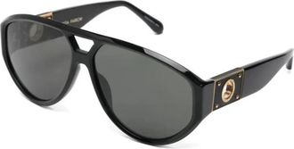 Linda Farrow Zonnebrillen - Dames - Zonnebrillen - Zwart - 62 MM - Accessoires